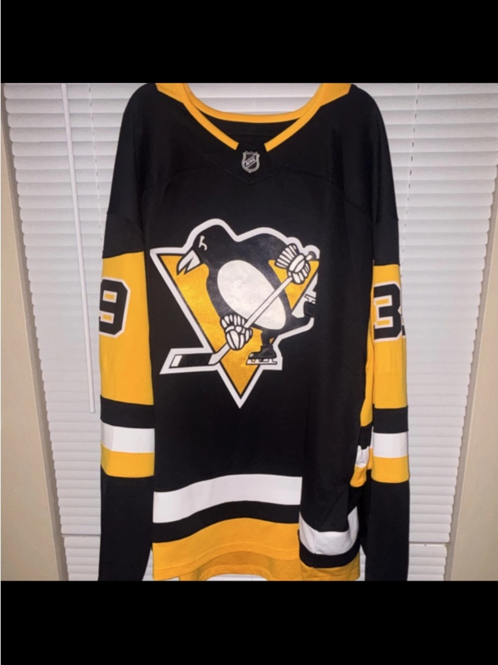 Fanatics Black and Gold NHL Hockey Jersey